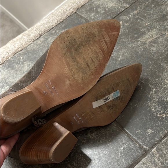 Ron White Women's Gray Suede western Ankle Boots size 41 - Picture 7 of 7